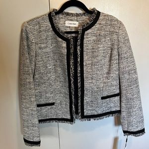 Women's tweed suit jacket Calvin Klein Size 14 16